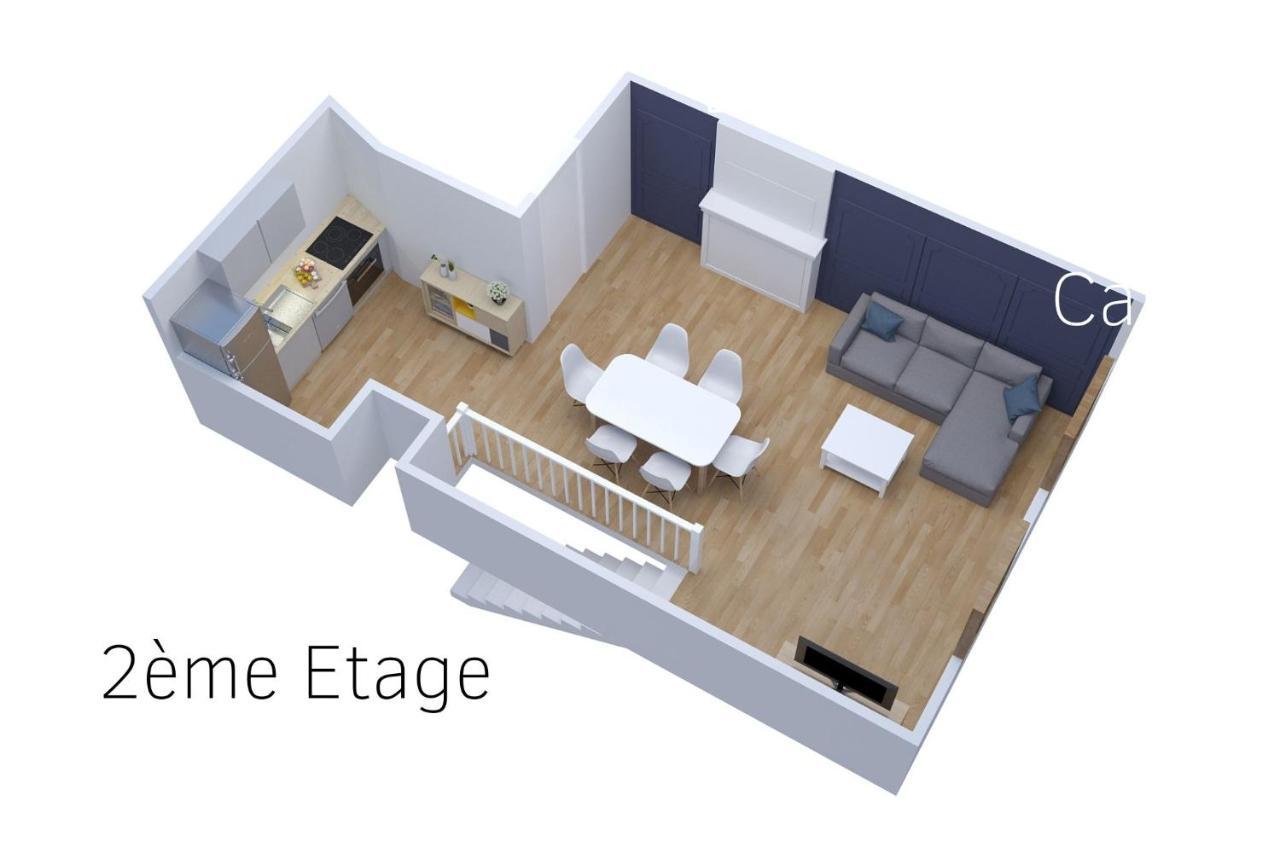 טייר Le Double Pirou # 2 Appartements # Halte Auvergne מראה חיצוני תמונה