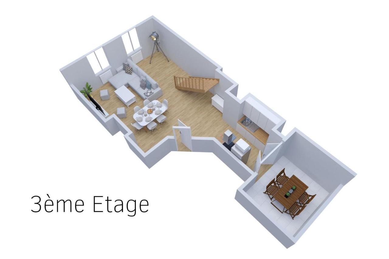 טייר Le Double Pirou # 2 Appartements # Halte Auvergne מראה חיצוני תמונה