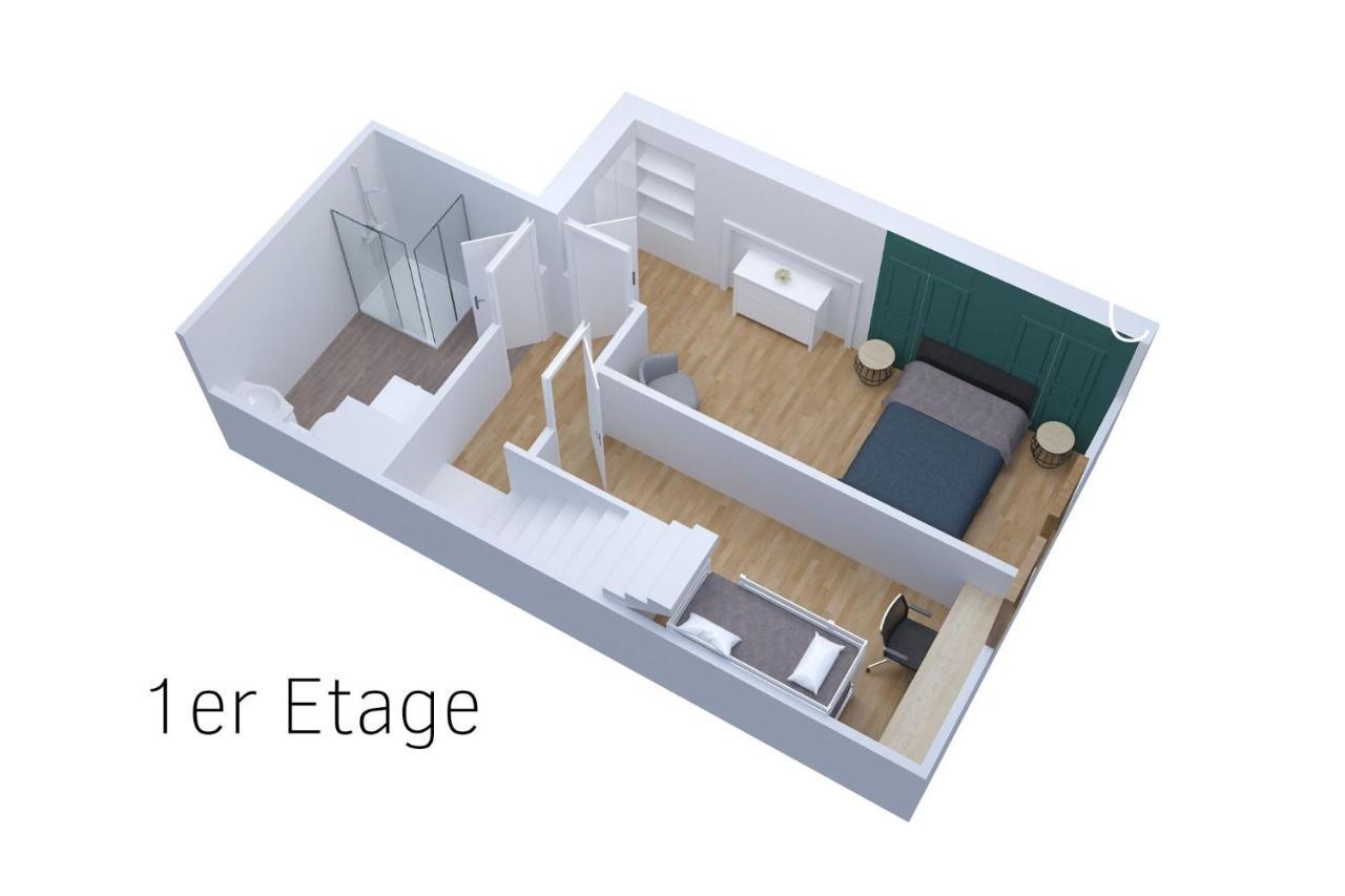 טייר Le Double Pirou # 2 Appartements # Halte Auvergne מראה חיצוני תמונה