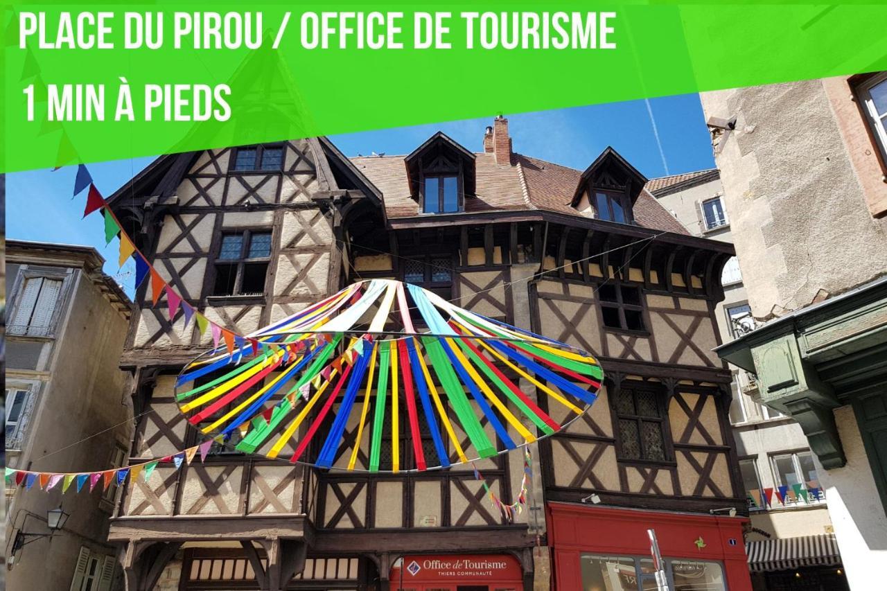 טייר Le Double Pirou # 2 Appartements # Halte Auvergne מראה חיצוני תמונה